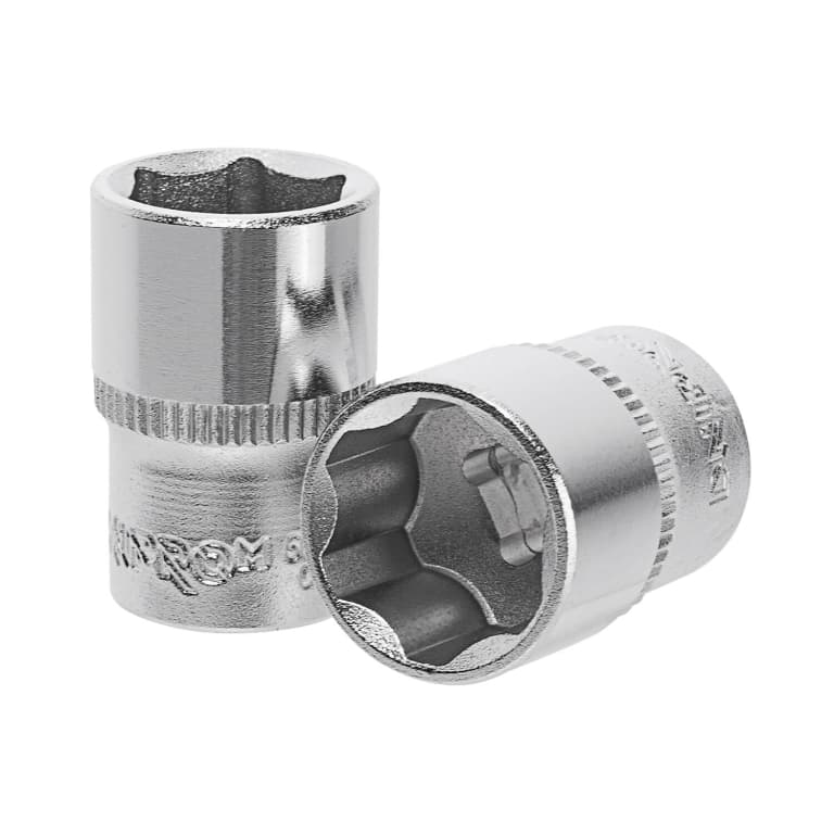 Набір головок торцевих з тріскачкою Dnipro-M Ultra (12 шт.) 1/4" (2 шт) — фото 8