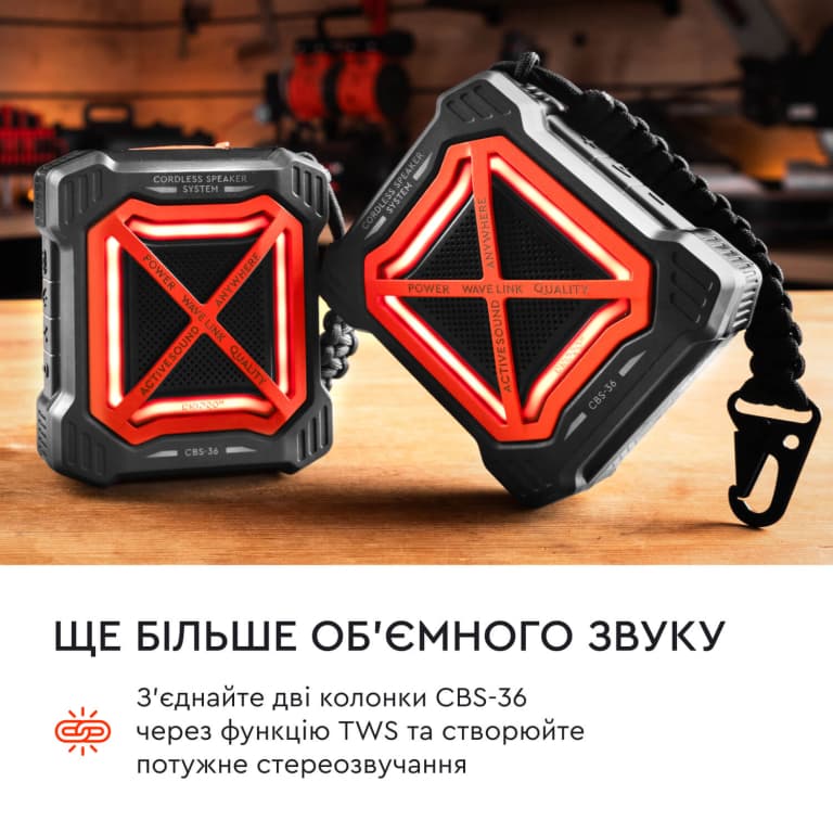 Акумуляторна акустична система Dnipro-M СBS-36 — фото 3