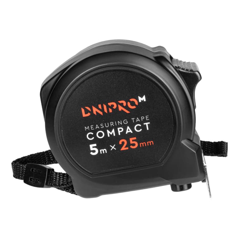 Рулетка Dnipro-M Compact 5 м 25 мм — фото 7
