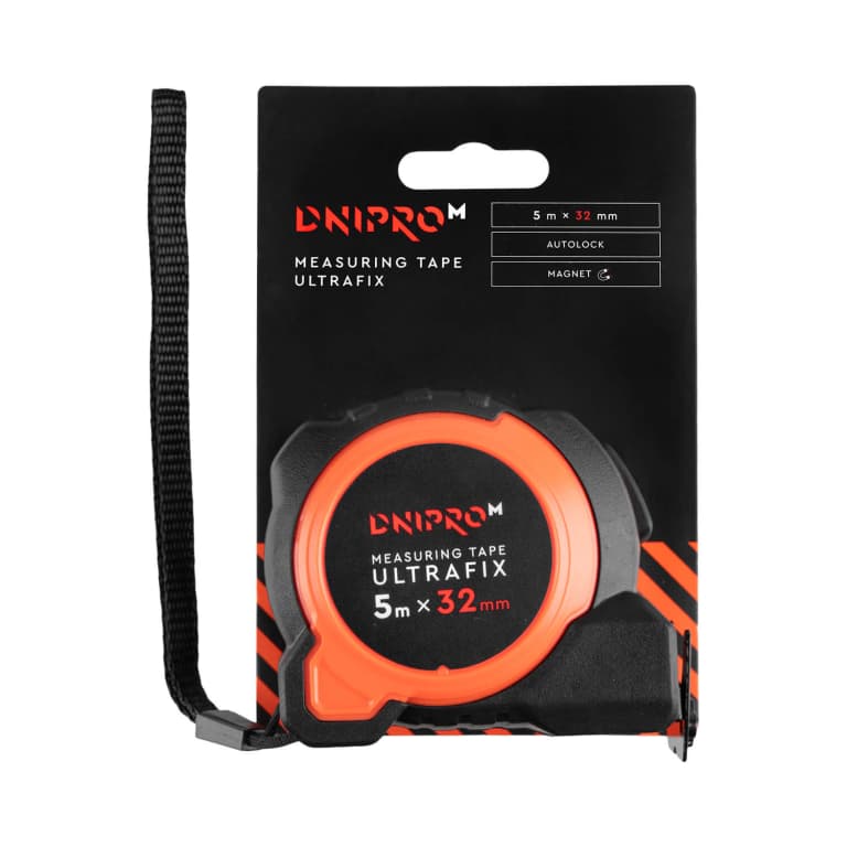 Рулетка Dnipro-M ULTRAFIX 5 м 32 мм — фото 5