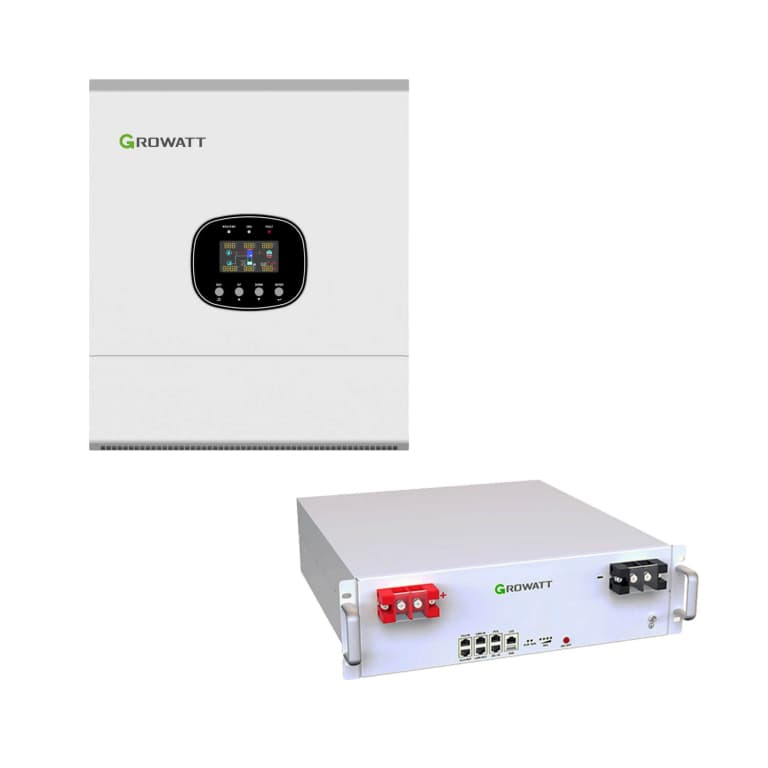 Гібридний інвертор Growatt SPE 6000 TL HVM-G2 + Акумуляторна батарея Growatt Hope 5.0L-B1 Battery