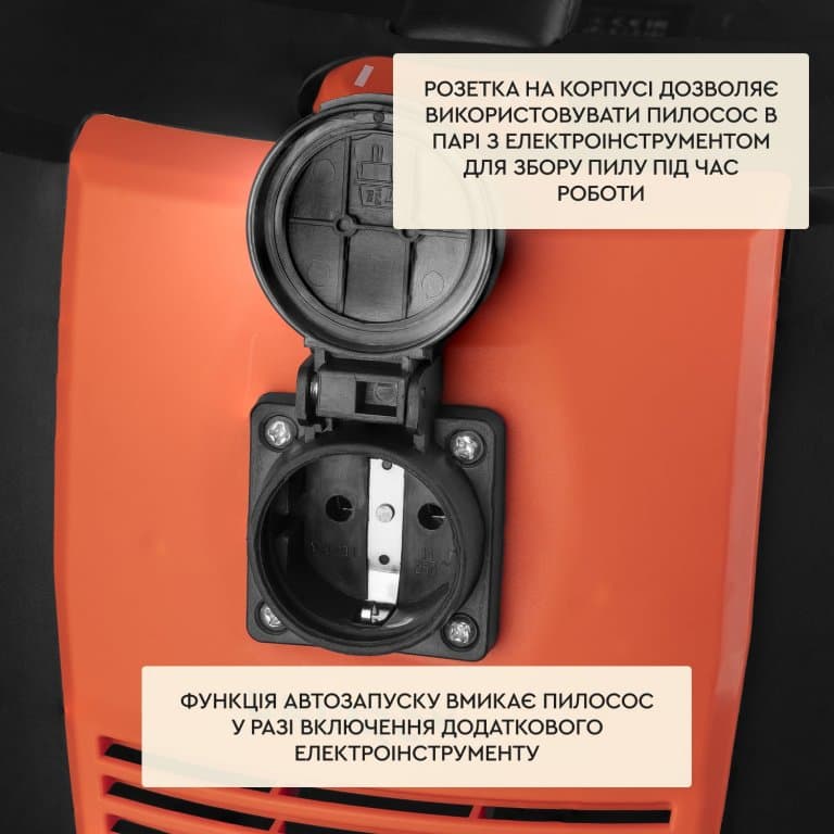 Пилосос для сухого та вологого прибирання Dnipro-M VCW-30SA Autoclean — фото 6