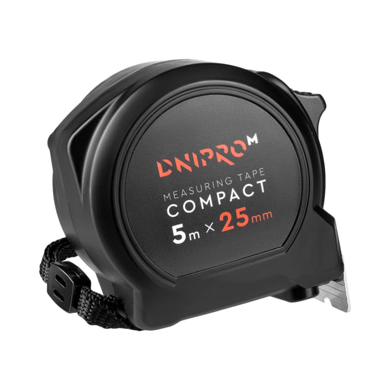 Рулетка Dnipro-M Compact 5 м 25 мм — фото 3