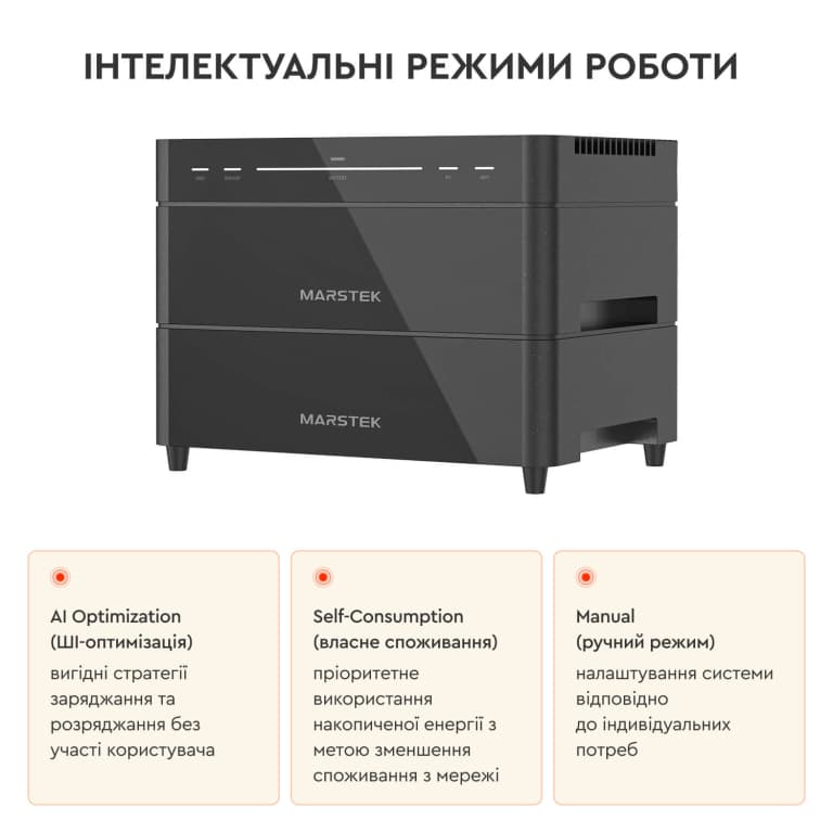 Система резервного живлення MARSTEK VENUS-A 1200 Вт / 2120 Вт·г — фото 6