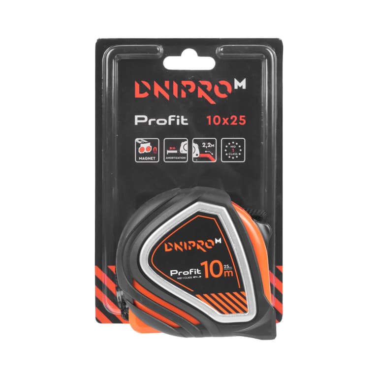 Рулетка Dnipro-M Profit 10 м*25 мм — фото 6