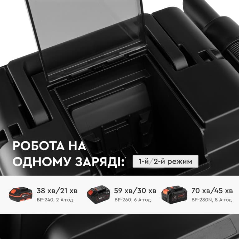 Акумуляторний пилосос Dnipro-M DVC-200BC ULTRA (без АКБ та ЗП) — фото 6