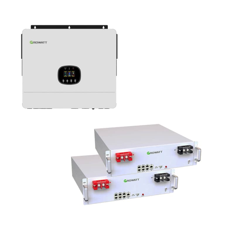 Гібридний інвертор Growatt SPE 12000ES + Акумуляторна батарея Growatt Hope 5.0L-B1 Battery (2 шт)